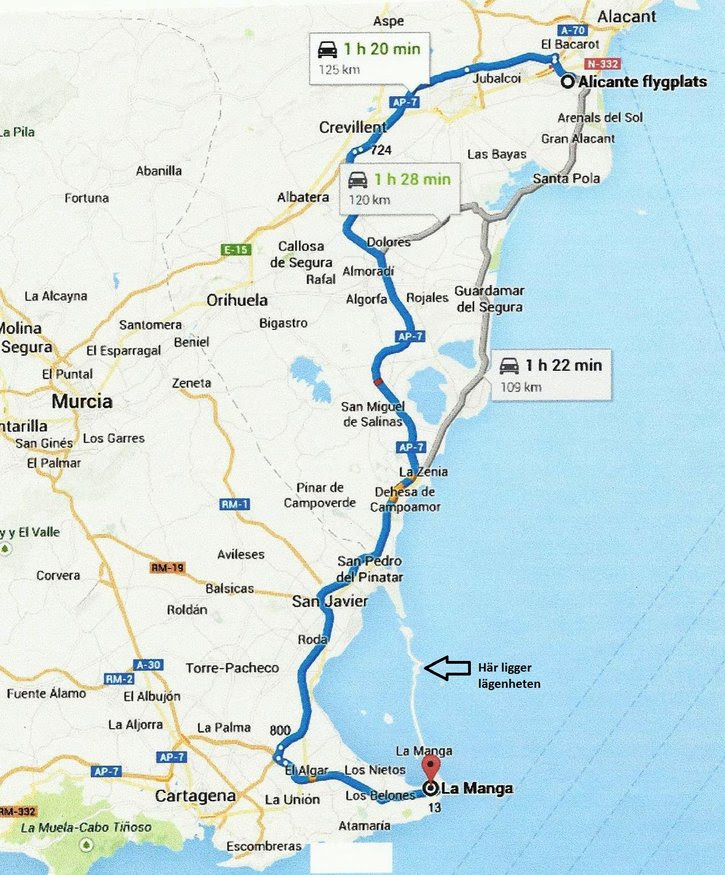Karta över Alicante | Karta