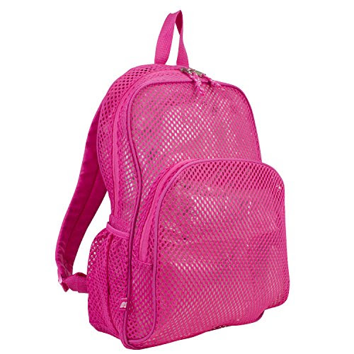 Best Backpacks Review: Eastsport Mesh Backpack, Rose Pink