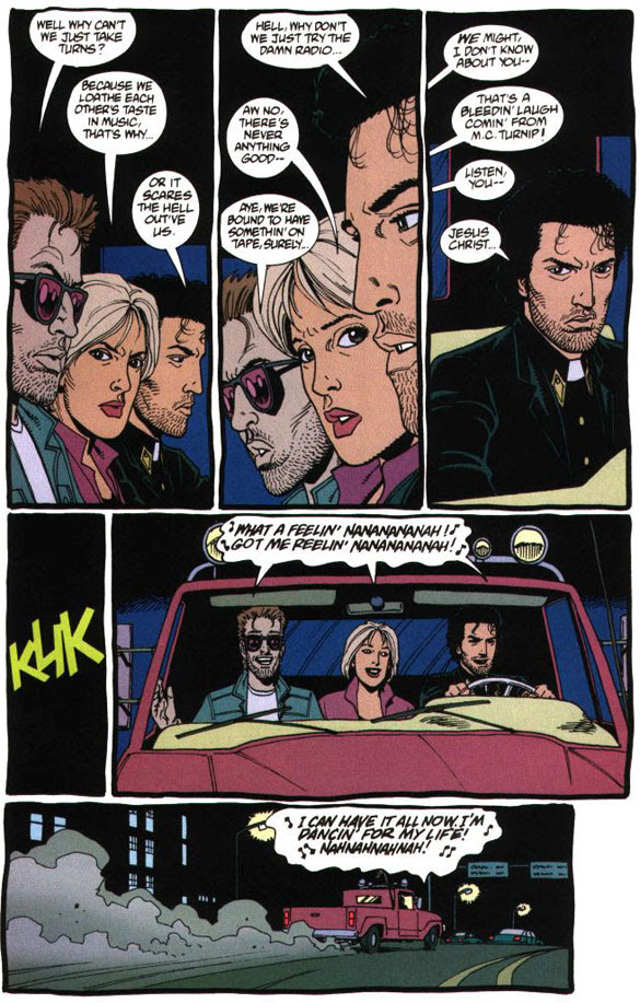 Three out of three Vertigo characters agree: Irene Cara rocks. Even Sebastian O!