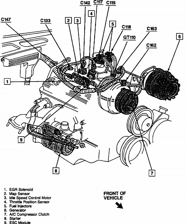 Chevy 3 1 Engine Diagram 1991 - Wiring Diagram