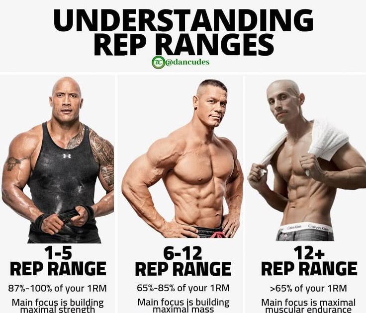 When working out, it is important to understand rep ranges. How many