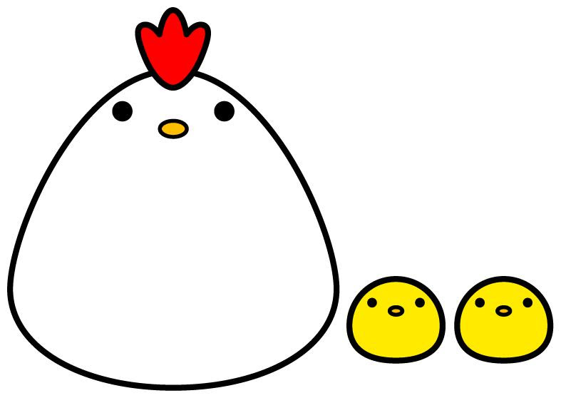 ぜいたくにわとり ひよこ イラスト アニメ画像について