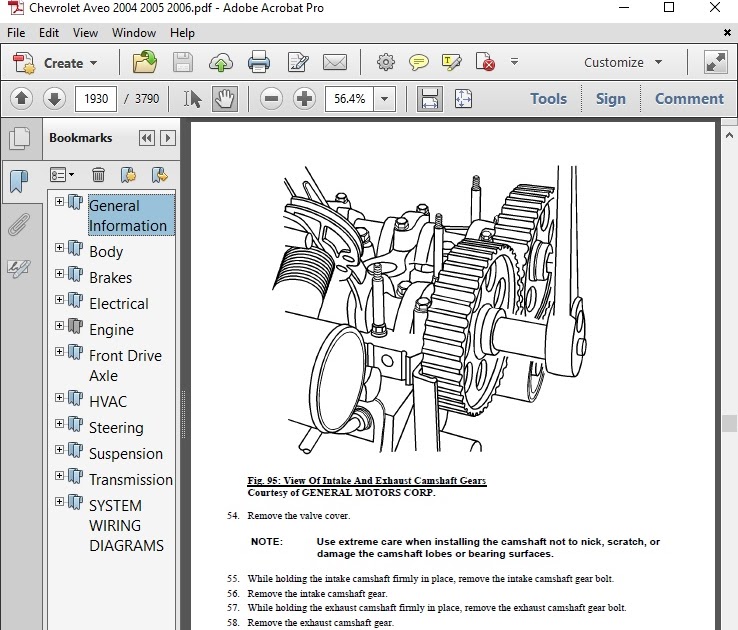 2005 Chevy Aveo Repair Guide