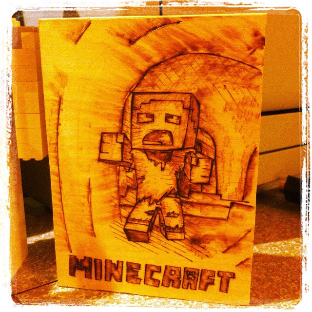 Minecraft Woodburning