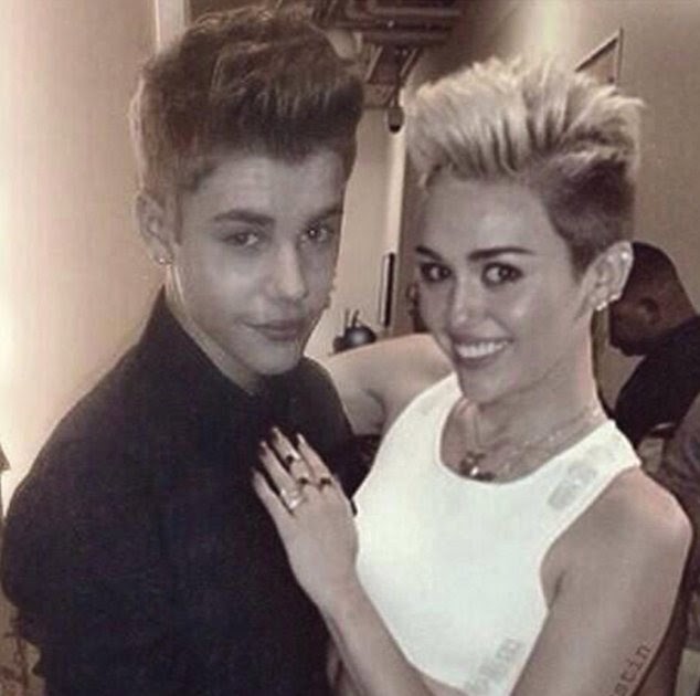 Daydream Stars: Justin Bieber pays tongue-in-cheek tribute to Miley ...