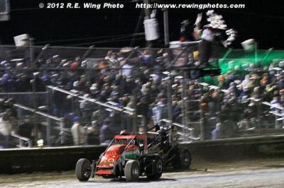 hoffman hagen clauson teamsponsors usac thousandths outduels second