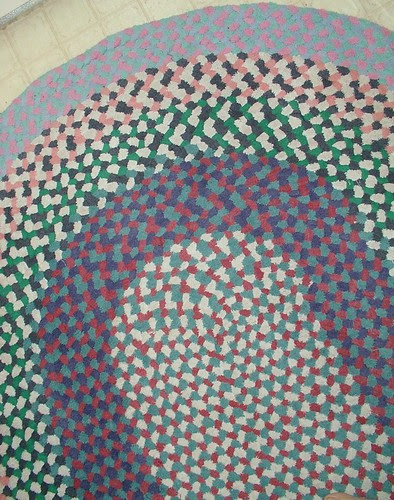 bathroom towel rug oval