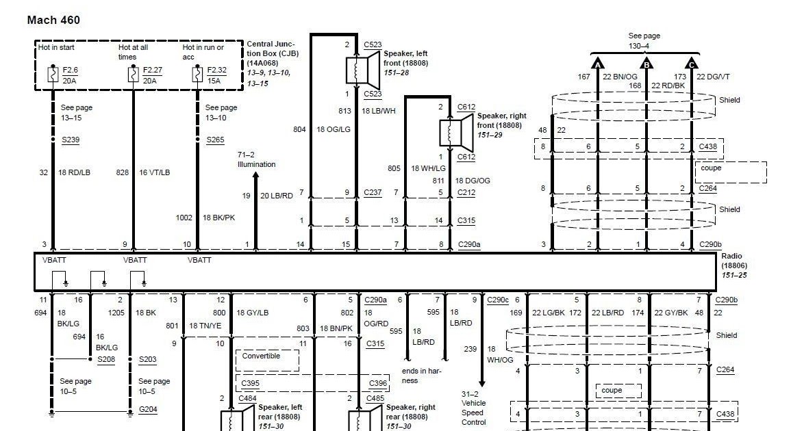 2004 Mustang Radio Wiring Diagram - Wiring Diagram Schemas