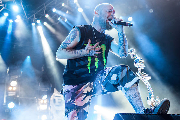 Ivan Moody, vocals, Five Finger Death Punch