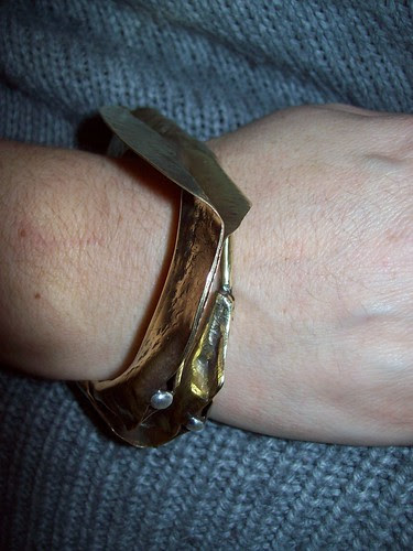 F.F. brass/silver bracelet by marco_magro