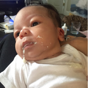 Newborn Baby Spit Up Mucus Newborn Baby