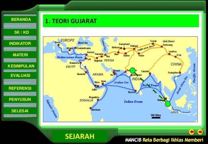 Teori masuknya islam ke indonesia brainly