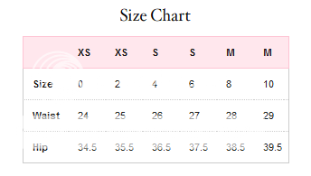 Victoria Secret Panty Size Chart