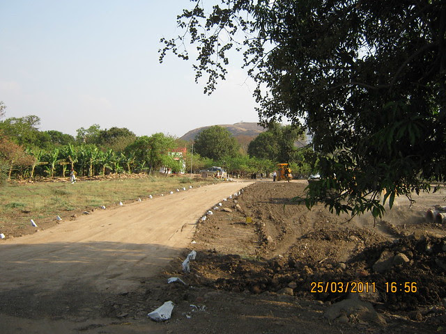 Are you convinced that construction of the proposed 30 meter wide D P Road on which DSK Gandhakosh Baner Pune is located has ALREADY began?