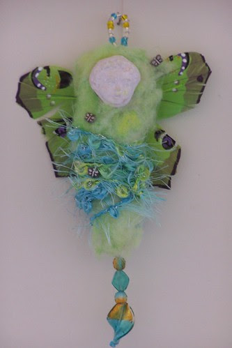 Butterfly Cherub spirit art doll