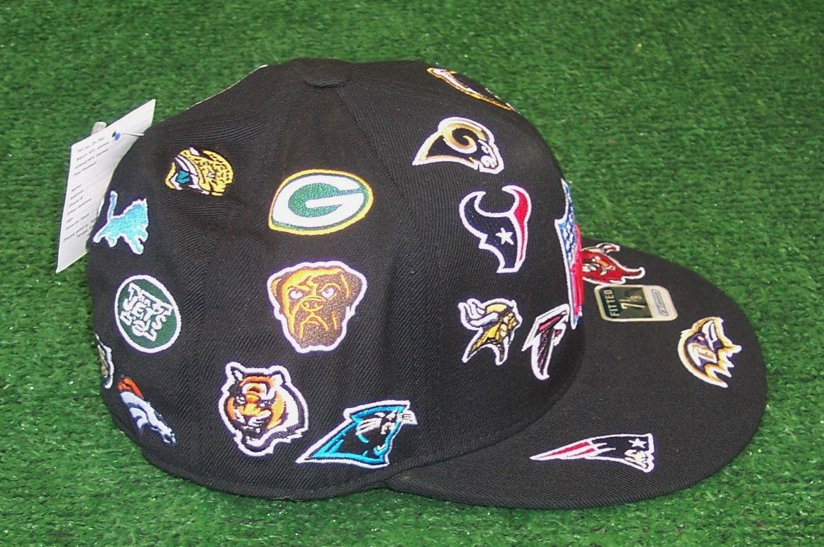 NFL LOGO Hat Cap Licensed Fitted Reebok Size 7 1/4 eBay NFL LOGO Hat Cap Licensed Fitted Reebok Size 7 1/4 eBay