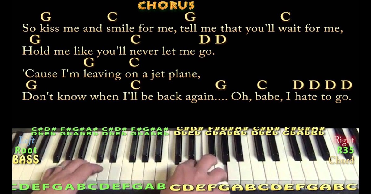 Chord Dan Lirik Lagu Leaving On A Jet Plane - Dunia Belajar