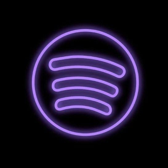 View 21 Spotify Logo Purple Neon - Reddisa