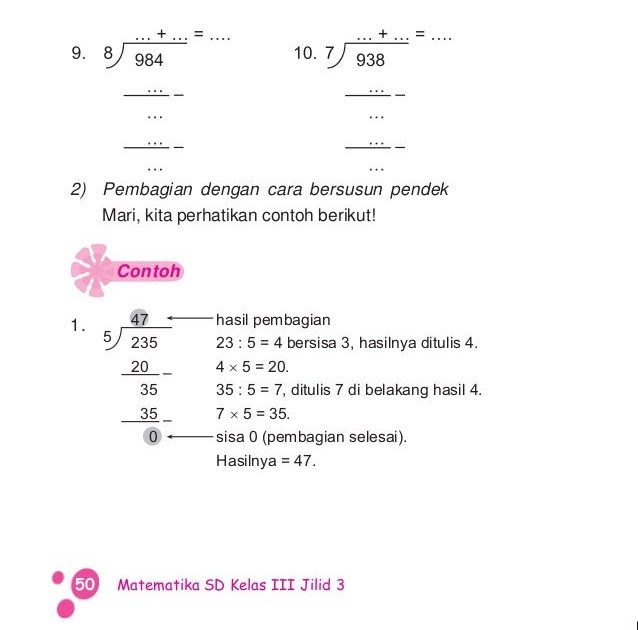 Contoh Soal Cerita Soal Matematika Kelas 3 Sd Perkalian Dan Pembagian