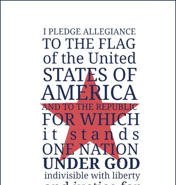 Pledge Of Allegiance For Kids - Unforgettable Cliparts Pledge Of