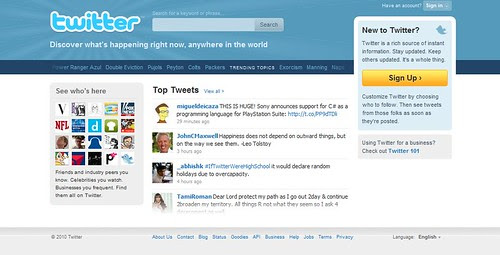 twitter 2010
