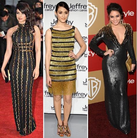 Red-Carpet Trend Spot: Go Glamorous with Black and Gold