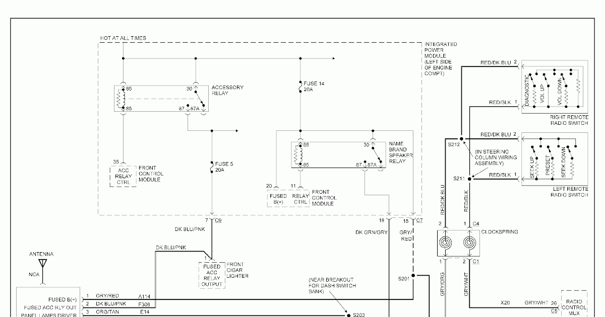 2007 Dodge Ram Stereo Wiring Harness Diagram - Wiring Schema