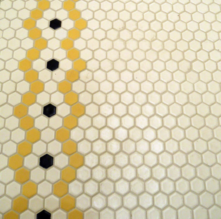 30 Pictures of small hexagon bathroom tile designs