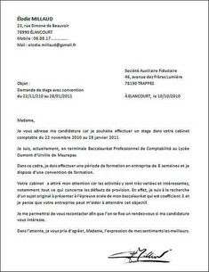 Entreprise Lettre Demande De Stage  Delnancz