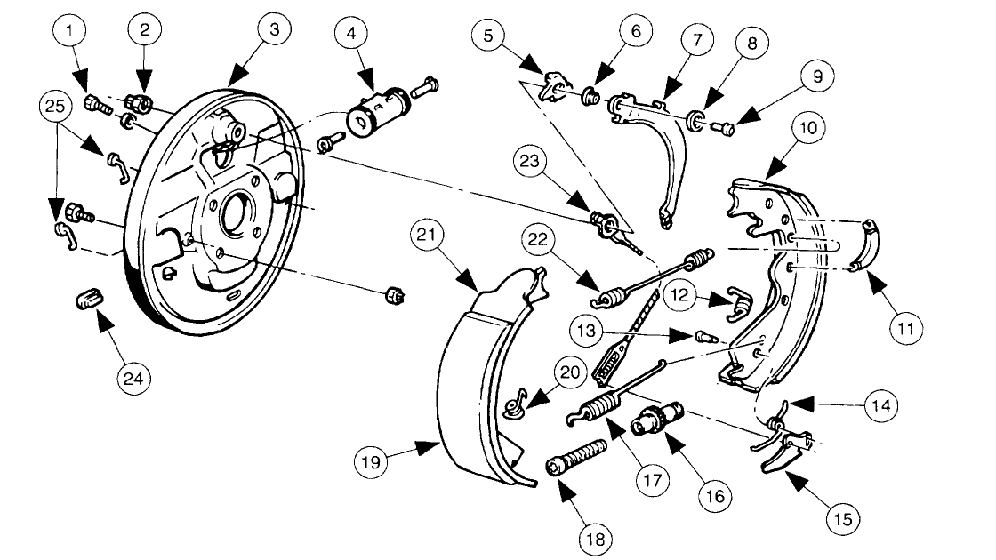 1997 Ford F350 Rear Brake Diagram - Wiring Diagram Database