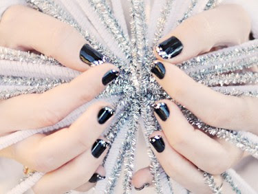 Faux diamond tipped nails - Love Maegan