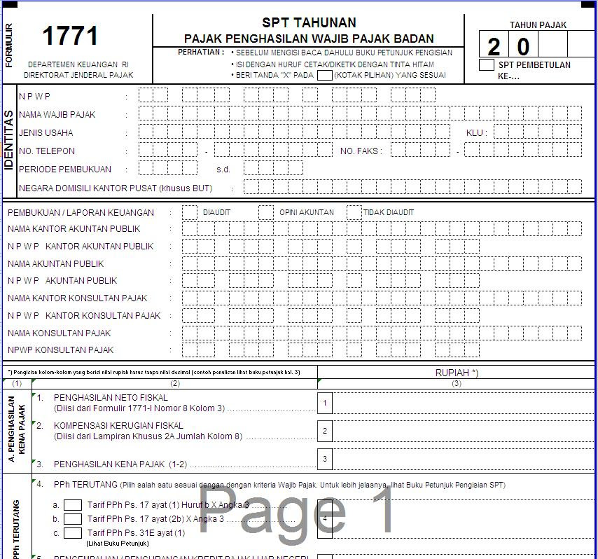 Contoh Formulir Kantor - Mathieu Comp. Sci.