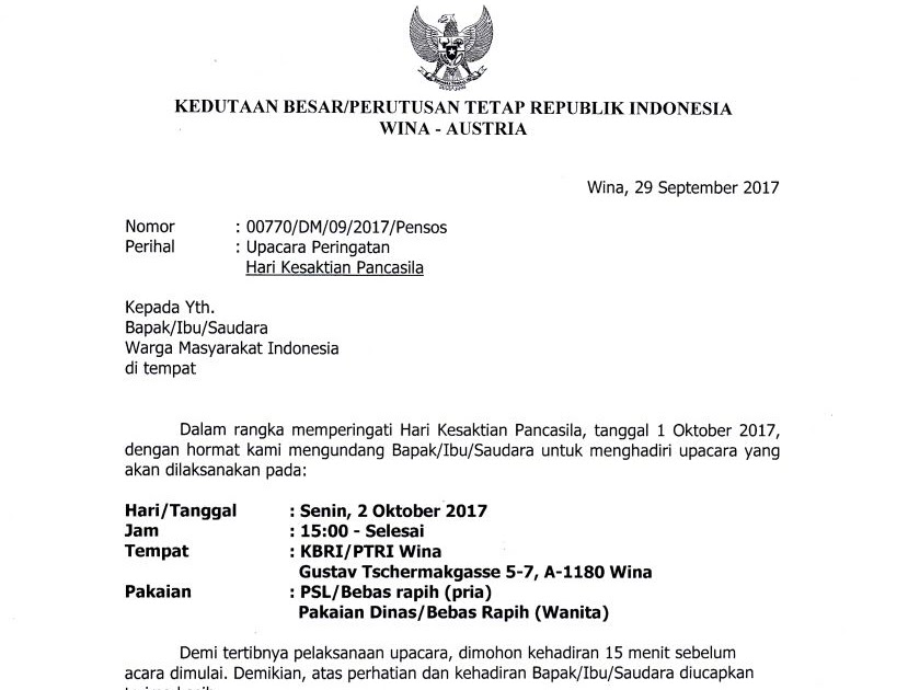 Contoh Surat Balasan Janji Temu