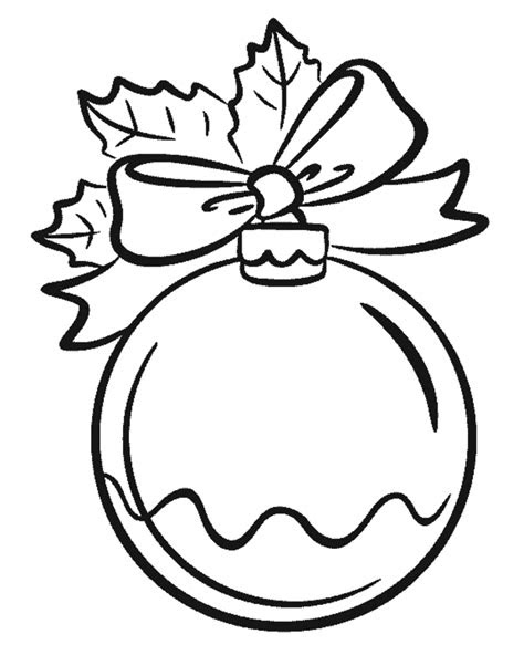 Printable Coloring Pages Christmas Ornaments | Coloring Pages - Free