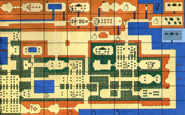 Zelda nes карта