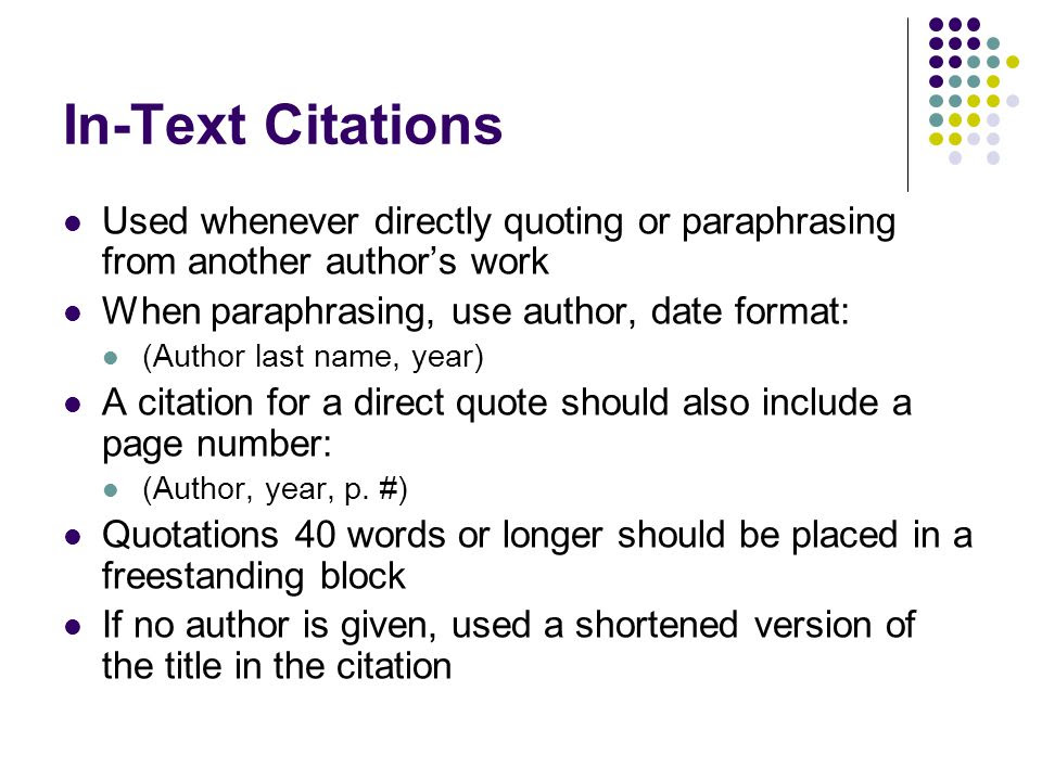 Bibliography With No Author