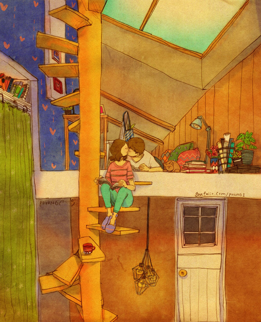 Stopping Reading For A Bit Just To Give Her A Kiss Stopping Reading For A Bit Just To Give Her A Kiss