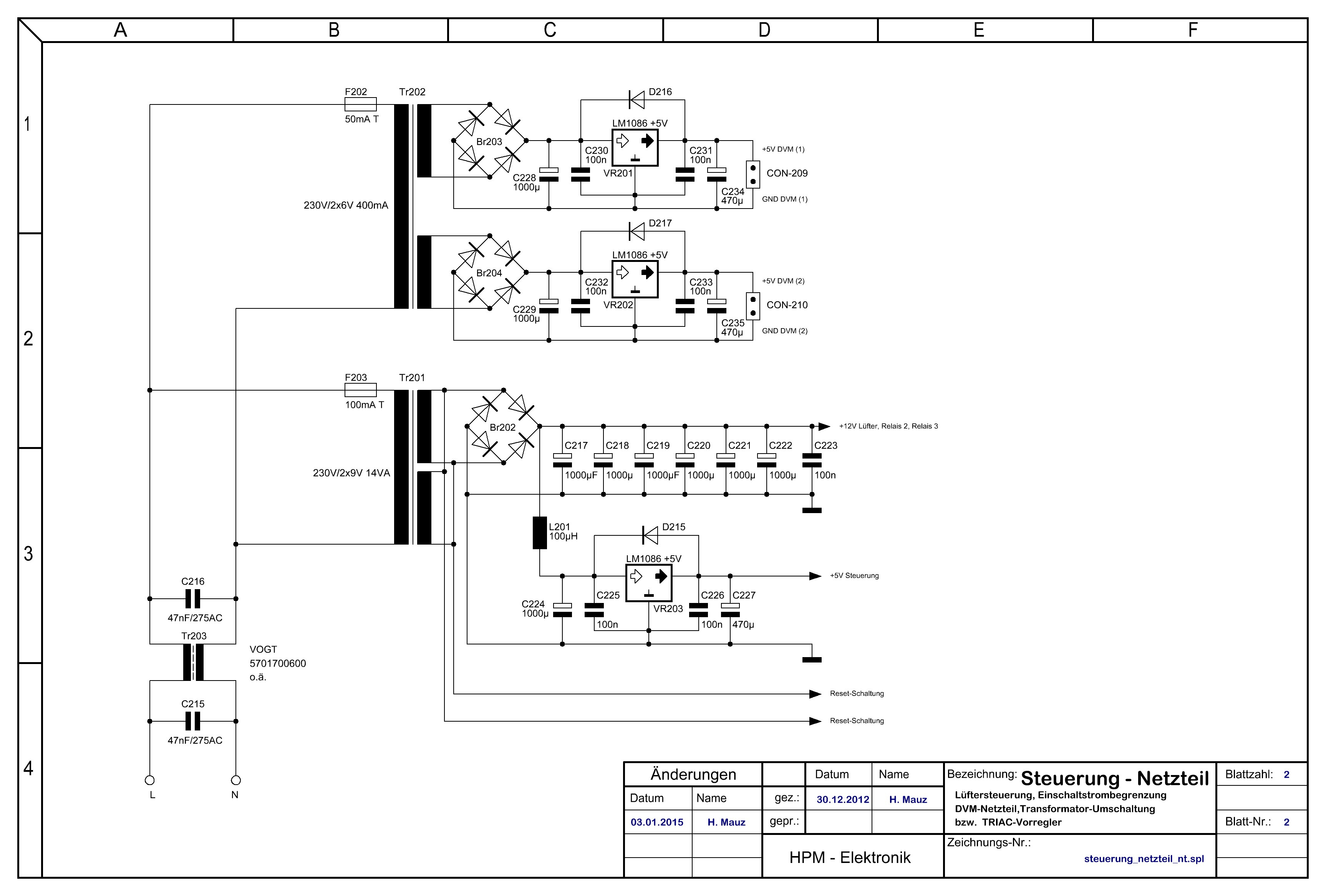 12v Netzteil Schaltplan