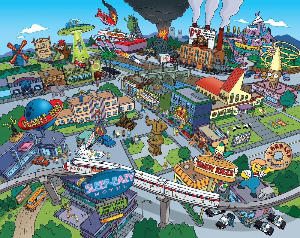 28 Map Of Simpsons Springfield - Maps Database Source