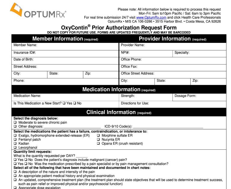 Covermymeds Humana Prior Auth Form / Bcbs Prior Authorization Form