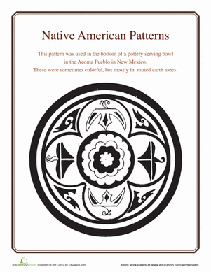 Lesson Plans Native Pottery Replicas Lesson Plan Coloring Pages