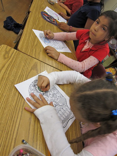 Students at work
