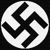 NATO symbol becomes swastika GIF