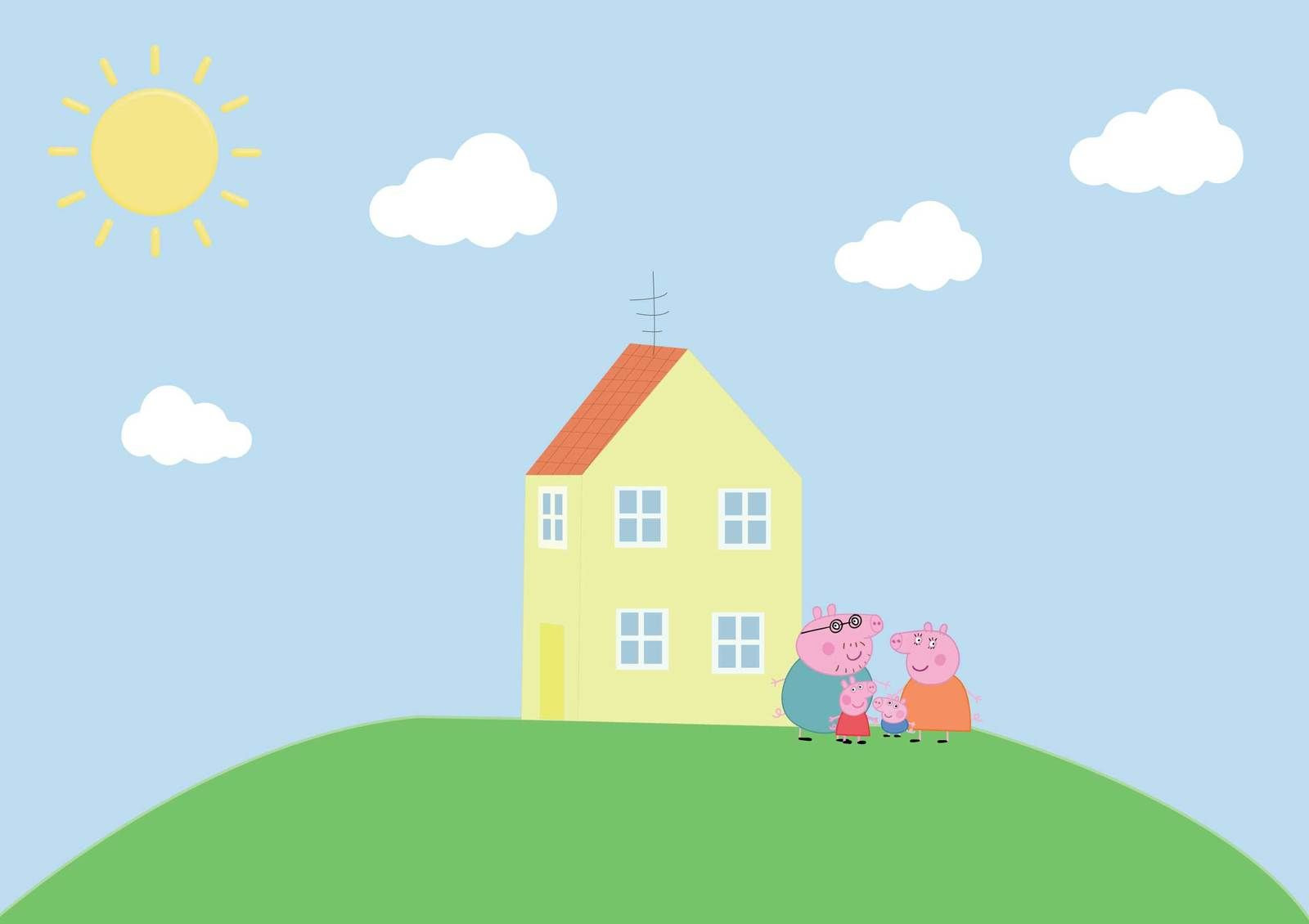 Peppa Pig House Wallpaper - Peppa Pig House Wallpaper Kolpaper Awesome