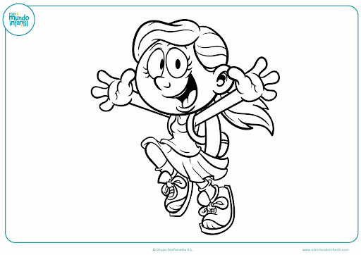Imagenes Para Colorear De Niños Y Niñas / DIBUJOS PARA COLOREAR Y