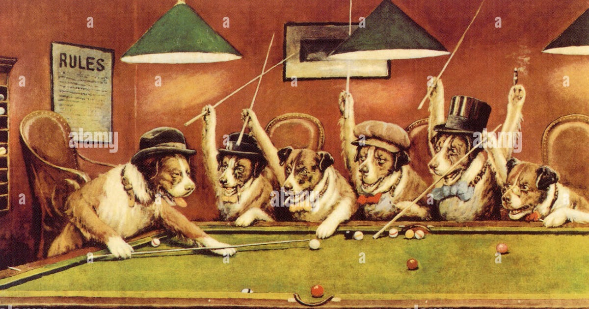 owalo design Hunde Poker