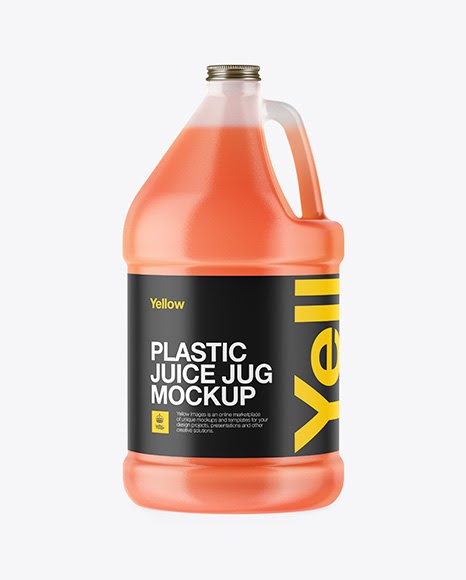 Download Clear Plastic Juice Jug Psd Mockup Clear Plastic Juice Jug Psd Mockup Download Free Psd Mockups Frosted Plastic Juice Jug Mockup Halfside Back View Frosted Plastic Jug PSD Mockup Templates