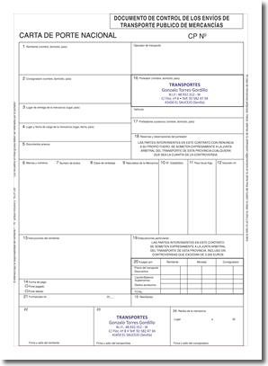 Documento Cmr Transporte Free Documents