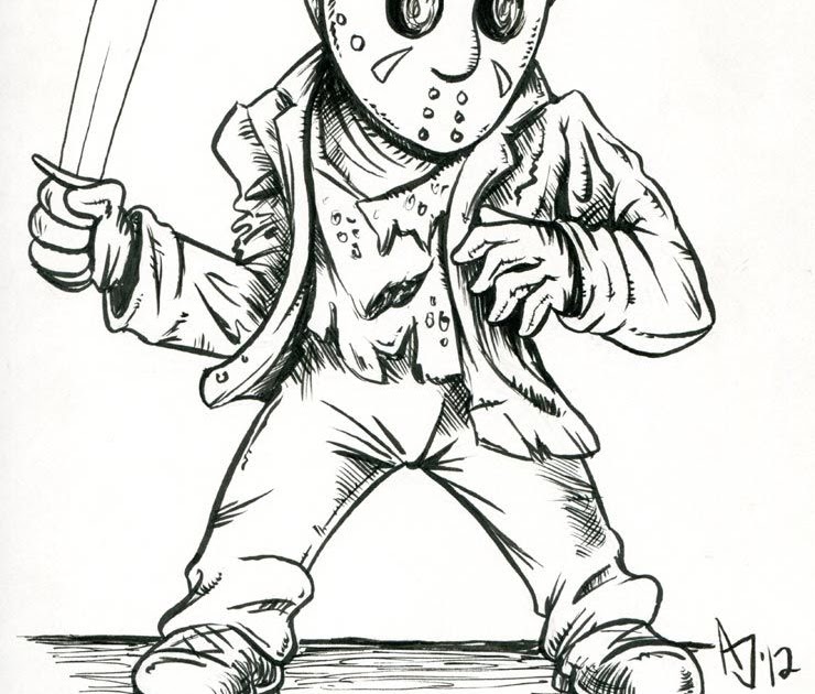 Jason Voorhees Coloring Pages Online - Jesyscioblin