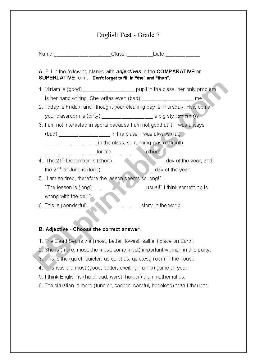 5th-grade-grammar-worksheet